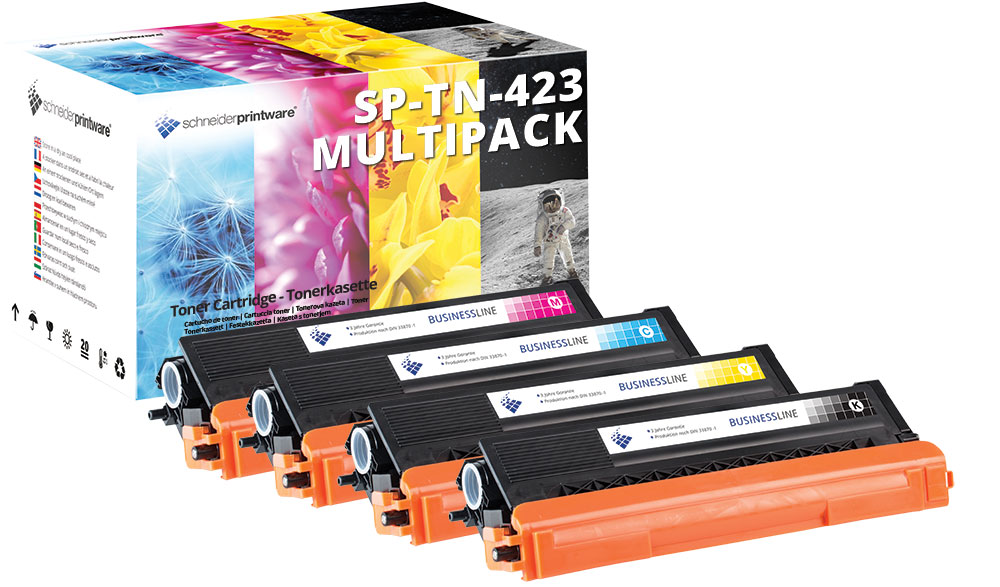 Kompatibler Brother TN-423 Toner Multipack mit 30% mehr Leistung – passend für Brother HL-L8260CDW, DCP-L8410CDW und MFC-L8690CDW